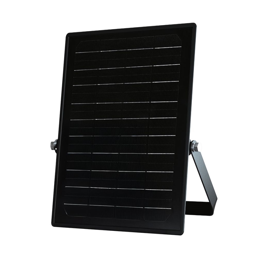 LED reguliuojamas saulės prožektorius su jutikliu LED/10W/3,7V 4000/6000K IP65 3600 mAh + nuotolinio valdymo pultas