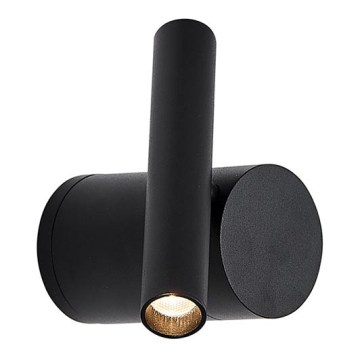LED reguliuojamas sieninis taškinis šviestuvas PLANET LED/4W/230V juodas