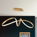 LED reguliuojamas šviestuvas ant laido CIRCUS LED/36W/230V auksinis