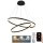 LED reguliuojamas šviestuvas ant laido LED/100W/230V 3000-6500K skersmuo 80 cm + nuotolinis valdymas