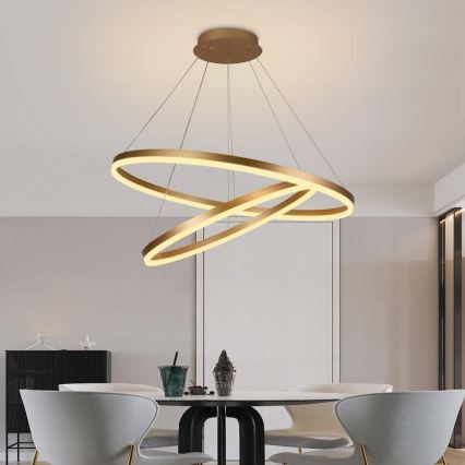 LED reguliuojamas šviestuvas ant laido LED/100W/230V 3000-6500K skersmuo 80 cm + nuotolinis valdymas