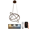 LED reguliuojamas šviestuvas ant laido LED/105W/230V 3000-6500K skersmuo 60 cm + nuotolinis valdymas