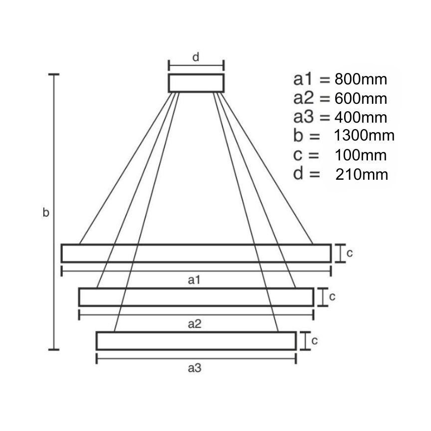 LED reguliuojamas krištolinis šviestuvas ant laido LED/115W/230V 3000-6500K blizgus chromas + nuotolinis valdymas