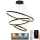 LED reguliuojamas šviestuvas ant laido LED/125W/230V 3000-6500K skersmuo 80 cm + nuotolinis valdymas