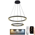 LED reguliuojamas šviestuvas ant laido LED/130W/230V 3000-6500K skersmuo 60 cm + nuotolinis valdymas