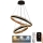 LED reguliuojamas šviestuvas ant laido LED/140W/230V 3000-6500K skersmuo 60 cm + nuotolinis valdymas