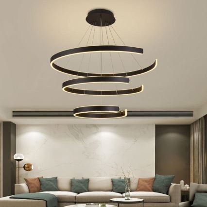LED reguliuojamas šviestuvas ant laido LED/220W/230V 3000-6500K skersmuo 80 cm + nuotolinis valdymas