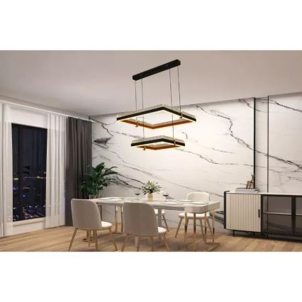 LED reguliuojamas šviestuvas ant laido LED/50W/230V 3000-6500K + nuotolinis valdymas