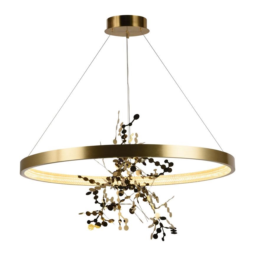 LED reguliuojamas šviestuvas ant laido LED/55W/230V 3000-6500K auksinis + nuotolinis valdymas