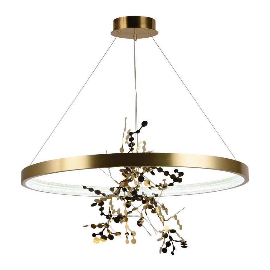 LED reguliuojamas šviestuvas ant laido LED/55W/230V 3000-6500K auksinis + nuotolinis valdymas
