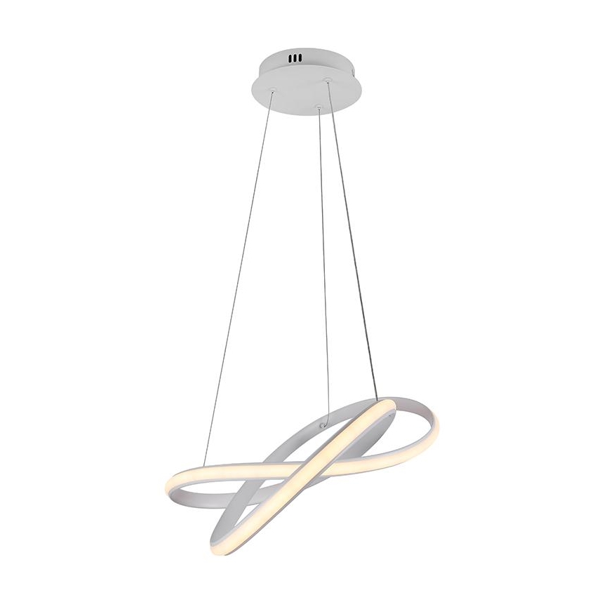 LED reguliuojamas šviestuvas ant laido LED/70W/230V 3000-6500K skersmuo 55 cm baltas + nuotolinis valdymas
