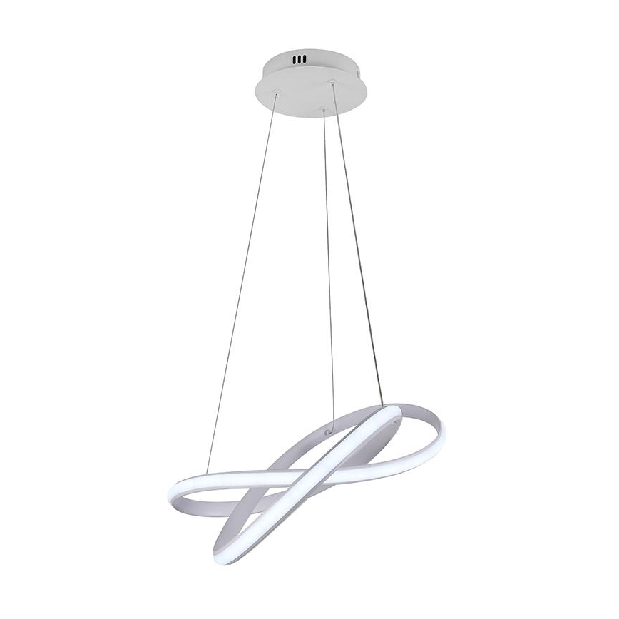LED reguliuojamas šviestuvas ant laido LED/70W/230V 3000-6500K skersmuo 55 cm baltas + nuotolinis valdymas