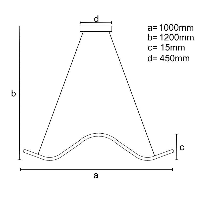 LED reguliuojamas šviestuvas ant laido LED/70W/230V 3000-6500K + nuotolinis valdymas