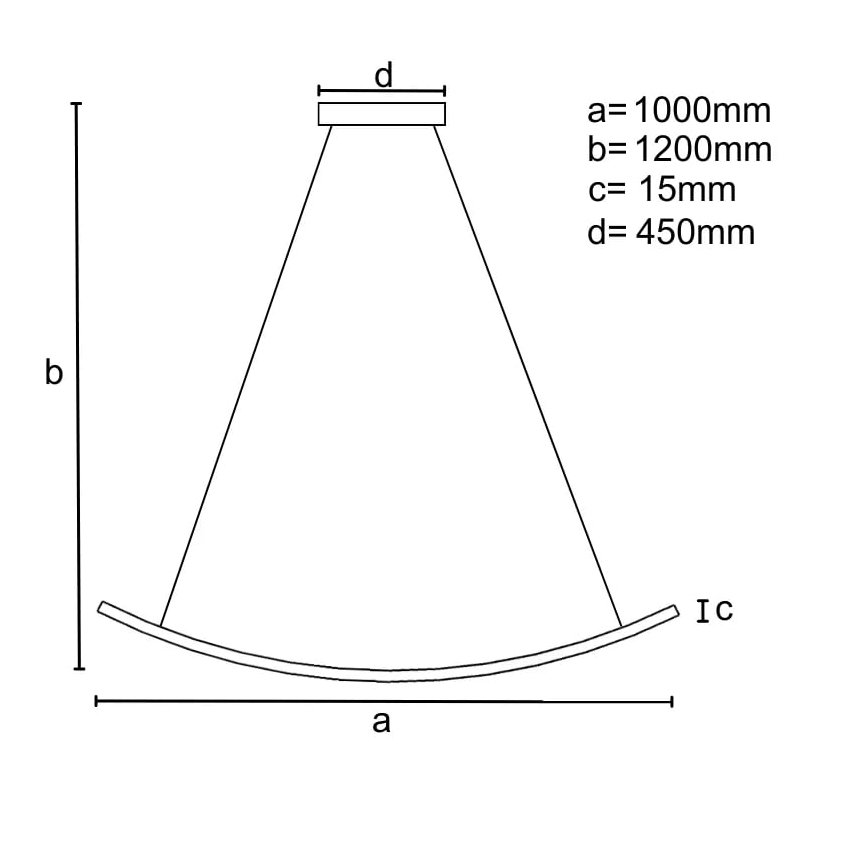LED reguliuojamas šviestuvas ant laido LED/70W/230V 3000-6500K + nuotolinis valdymas