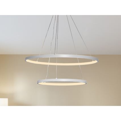 LED reguliuojamas šviestuvas ant laido LED/75W/230V 3000-6500K skersmuo 60 cm + nuotolinis valdymas