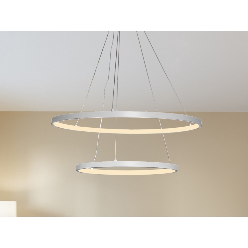 LED reguliuojamas šviestuvas ant laido LED/75W/230V 3000-6500K skersmuo 60 cm + nuotolinis valdymas
