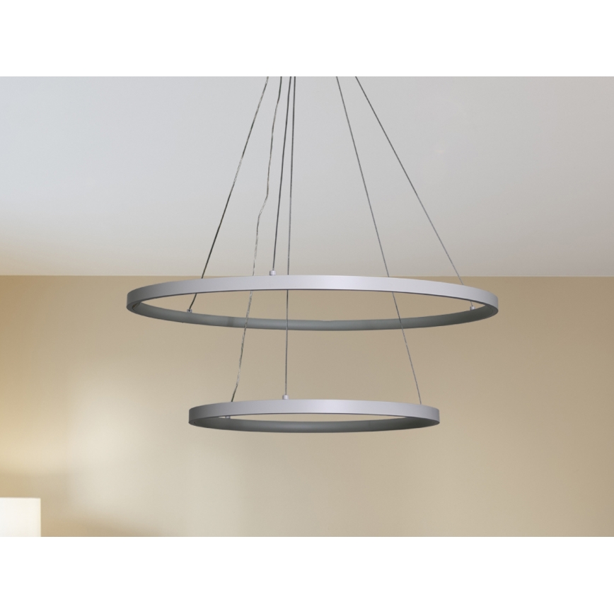 LED reguliuojamas šviestuvas ant laido LED/75W/230V 3000-6500K skersmuo 60 cm + nuotolinis valdymas