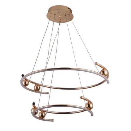 LED reguliuojamas šviestuvas ant laido LED/80W/230V 3000-6500K skersmuo 60 cm + nuotolinis valdymas