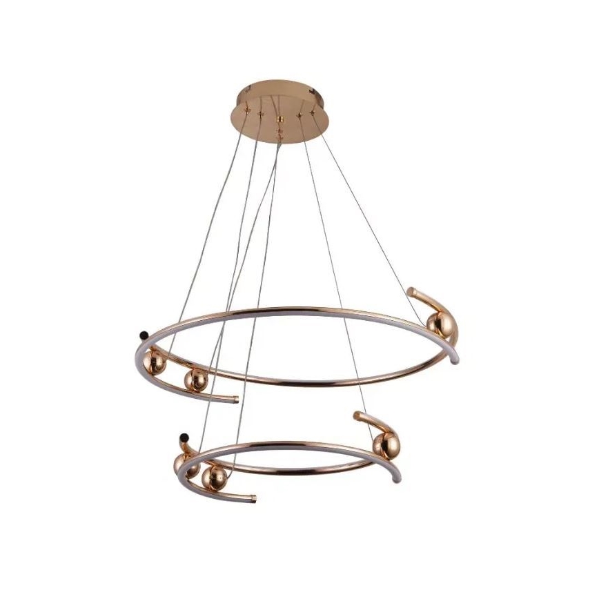 LED reguliuojamas šviestuvas ant laido LED/80W/230V 3000-6500K skersmuo 60 cm + nuotolinis valdymas