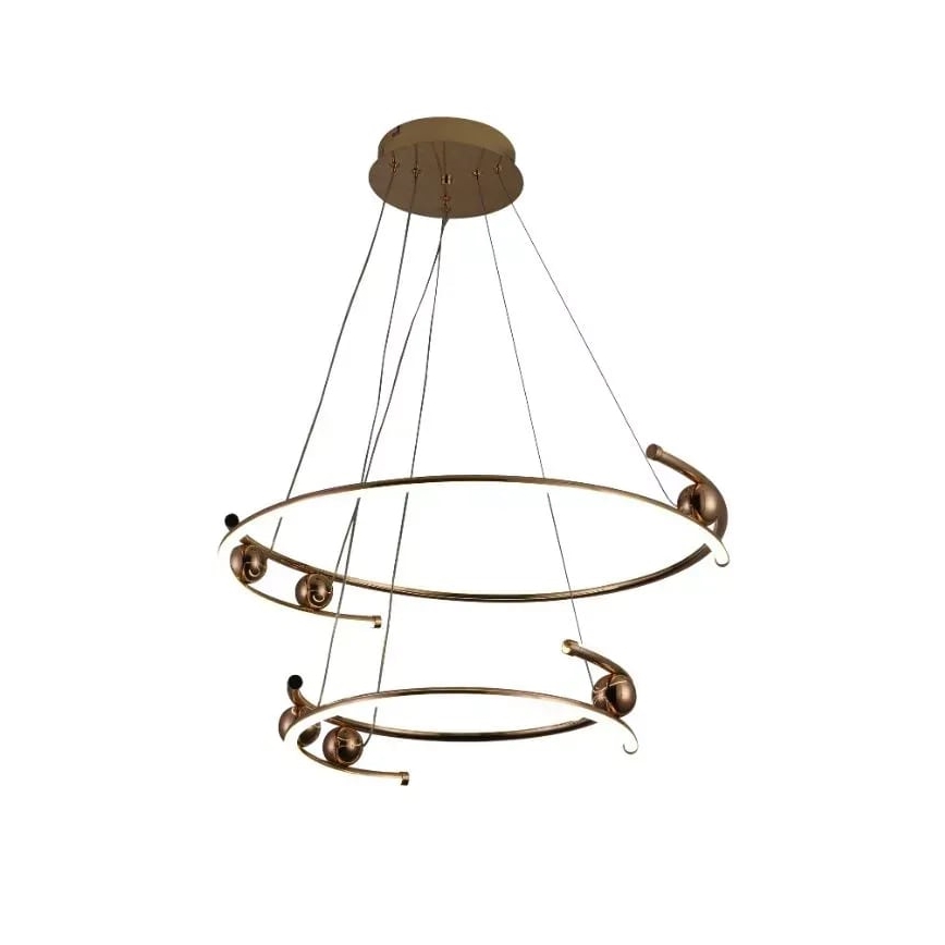 LED reguliuojamas šviestuvas ant laido LED/80W/230V 3000-6500K skersmuo 60 cm + nuotolinis valdymas