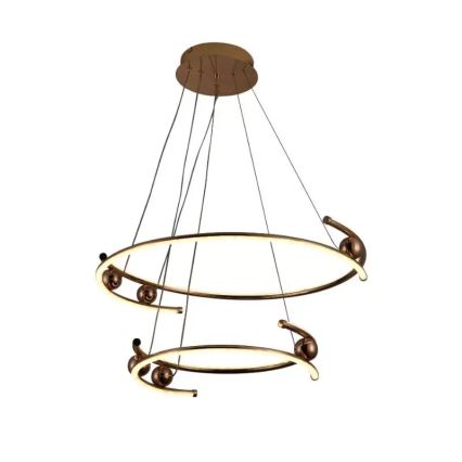 LED reguliuojamas šviestuvas ant laido LED/80W/230V 3000-6500K skersmuo 60 cm + nuotolinis valdymas