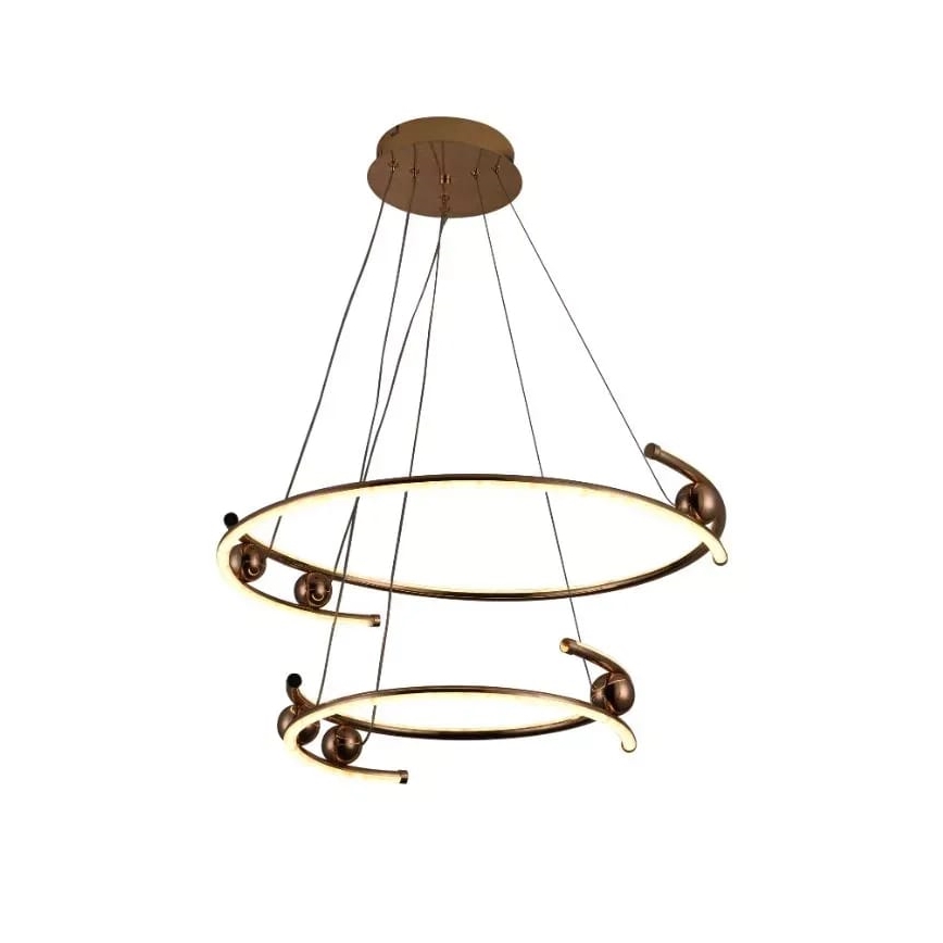 LED reguliuojamas šviestuvas ant laido LED/80W/230V 3000-6500K skersmuo 60 cm + nuotolinis valdymas