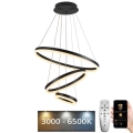 LED reguliuojamas šviestuvas ant laido LED/85W/230V 3000-6500K skersmuo 60 cm + nuotolinis valdymas