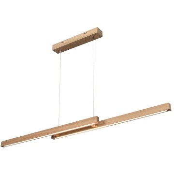 LED Reguliuojamas šviestuvas ant laido SMAL 2xLED/22,5W/230V ąžuolas