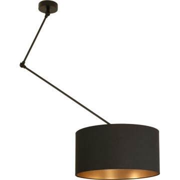 LED reguliuojamas šviestuvas ant strypo GORTA 1xE27/60W/230V juoda/auksinė
