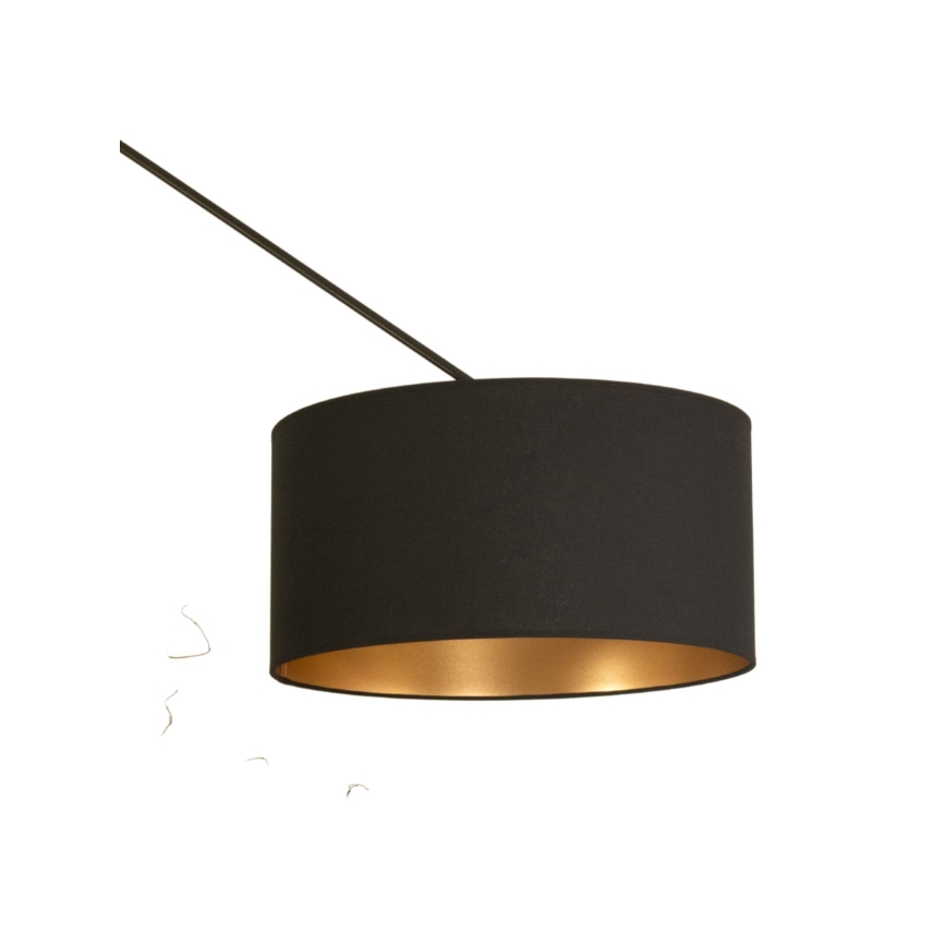 LED reguliuojamas šviestuvas ant strypo GORTA 1xE27/60W/230V juoda/auksinė