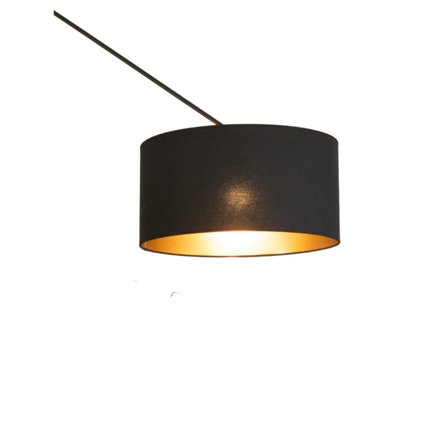 LED reguliuojamas šviestuvas ant strypo GORTA 1xE27/60W/230V juoda/auksinė