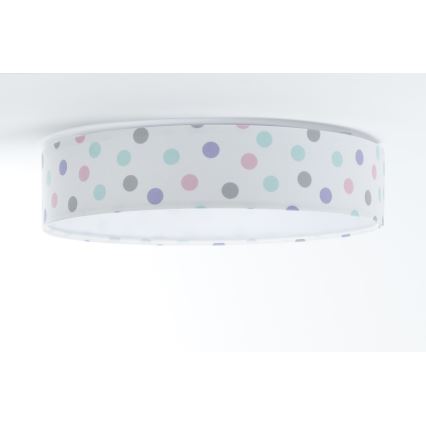 LED Reguliuojamas lubinis šviestuvas SMART GALAXY KIDS LED/24W/230V 3000-6500K taškai spalvoti + nuotolinio valdymo pultas