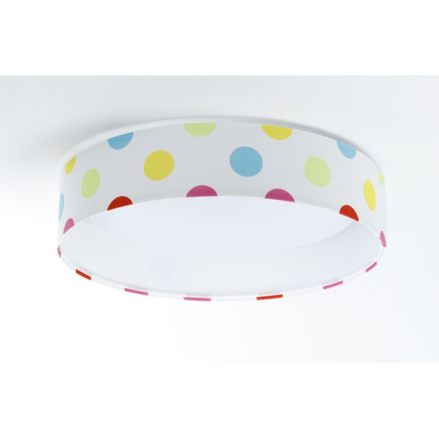 LED  Reguliuojamas lubinis šviestuvas SMART GALAXY KIDS LED/24W/230V 3000-6500K taškai spalvoti + nuotolinio valdymo pultas