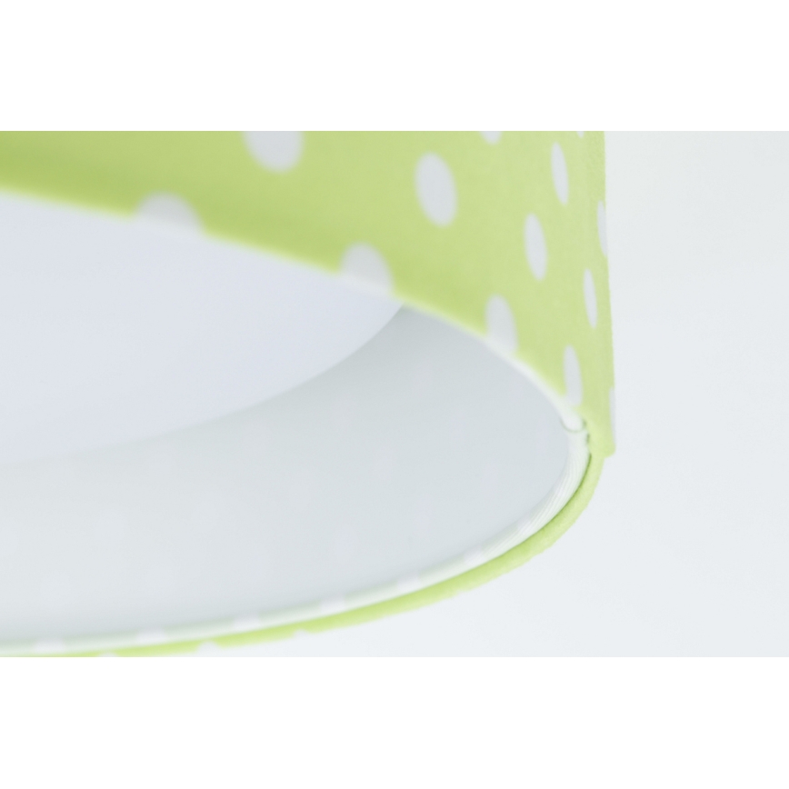 LED Reguliuojamas lubinis šviestuvas SMART GALAXY KIDS LED/24W/230V 3000-6500K taškai žalia/balta + nuotolinio valdymo pultas