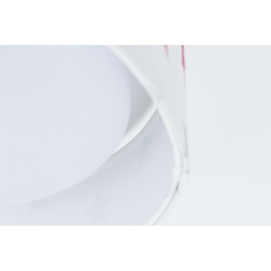 LED Reguliuojamas lubinis šviestuvas SMART GALAXY KIDS LED/24W/230V 3000-6500K žvaigždės balta/rožinė/pilka + nuotolinio valdymo pultas