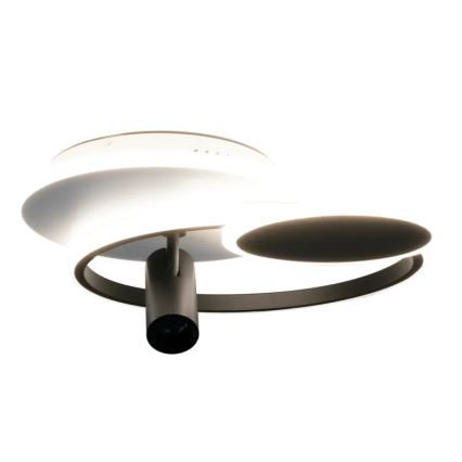 LED Pritemdomas lubinis šviestuvas LED/65W/230V 3000-6500K balta/juoda + nuotolinio valdymo pultas