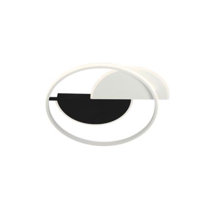 LED Pritemdomas lubinis šviestuvas LED/70W/230V 3000-6500K balta/juoda + nuotolinio valdymo pultas