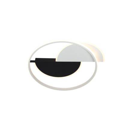 LED Pritemdomas lubinis šviestuvas LED/70W/230V 3000-6500K balta/juoda + nuotolinio valdymo pultas