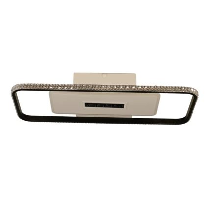 LED Pritemdomas lubinis šviestuvas LED/75W/230V 3000-6500K balta/juoda + nuotolinio valdymo pultas