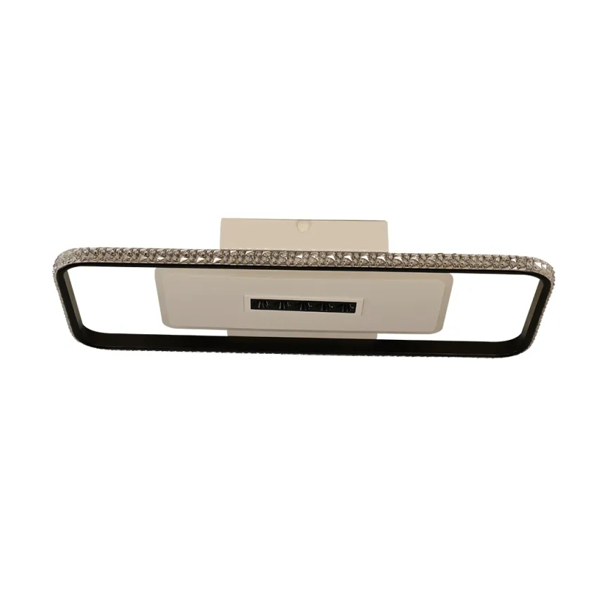 LED Pritemdomas lubinis šviestuvas LED/75W/230V 3000-6500K balta/juoda + nuotolinio valdymo pultas