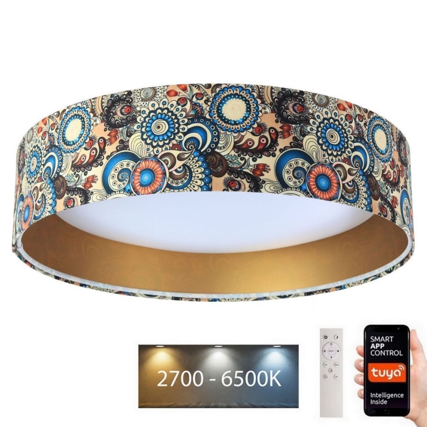 LED Reguliuojamas šviestuvas SMART GALAXY LED/36W/230V d. 55 cm Wi-Fi Tuya + valdymo pultas