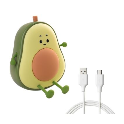 AVOCADO jutiklinis, reguliuojamas įkraunamas vaikiškas naktinis LED žibintas LED/1W/5V 1200 mAh
