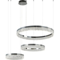 LED reguliuojamo ryškumo krištolinis šviestuvas ant troselio THALIA LED/120W/230V 3000-6000K + nuotolinis valdymas