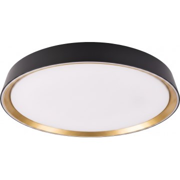 LED reguliuojamo ryškumo lubinis šviestuvas ILVI LED/45W/230V 2700-6500K skersmuo 50 cm juoda/smėlinė + nuotolinis valdymas