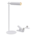 LED reguliuojamo ryškumo magnetinis įkraunamas stalinis šviestuvas 3in1 LED/3W/5V 4000K 1500 mAh baltas
