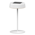 LED reguliuojamo ryškumo saulės įkraunamas stalinis šviestuvas VIVIEN LED/3W/5V 2700K 1600 mAh IP54 baltas