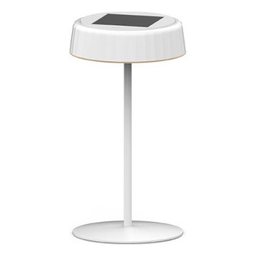 LED reguliuojamo ryškumo saulės įkraunamas stalinis šviestuvas VIVIEN LED/3W/5V 2700K 1600 mAh IP54 baltas