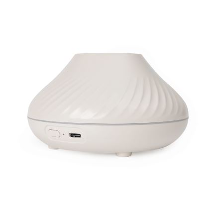 LED RGB Aromato difuzorius su liepsnos imitacija LED/6,5W/5V 130ml balta