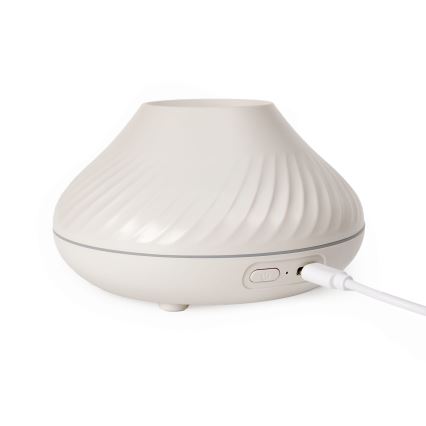 LED RGB Aromato difuzorius su liepsnos imitacija LED/6,5W/5V 130ml balta