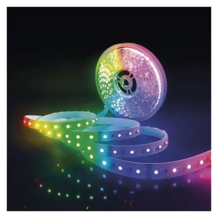 LED RGB+CCT Reguliuojama juostelė GOSMART LED/21W/230V 5 m 2700-6500K IP44 Wi-Fi + nuotolinio valdymo pultas